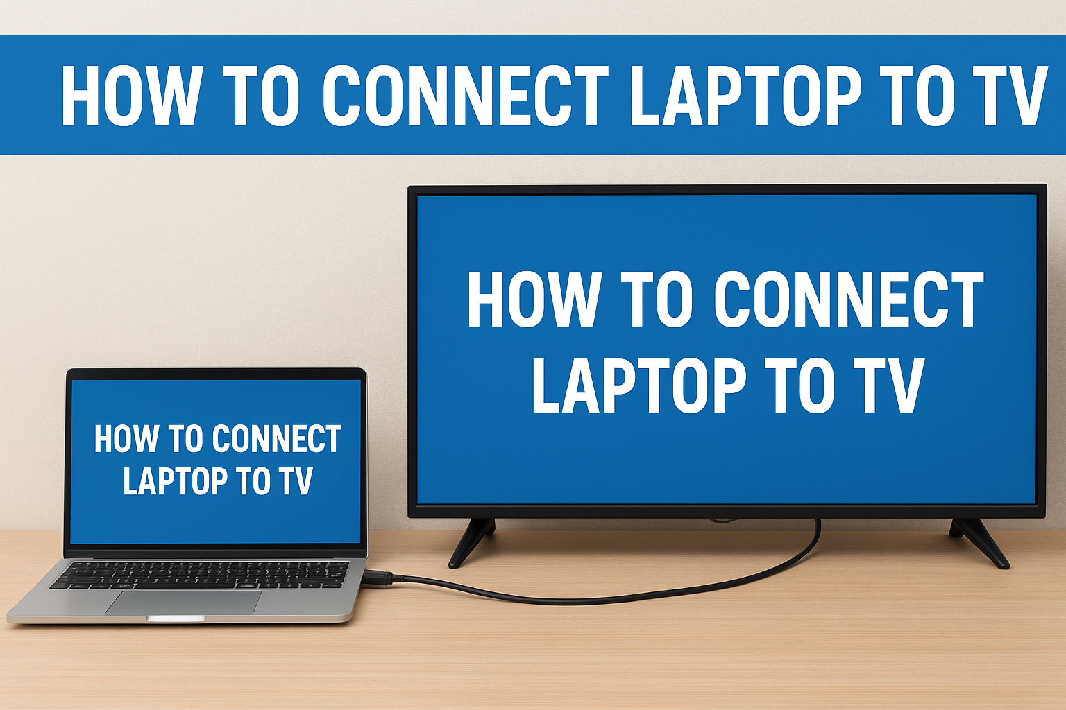 How to Connect Laptop to TV
