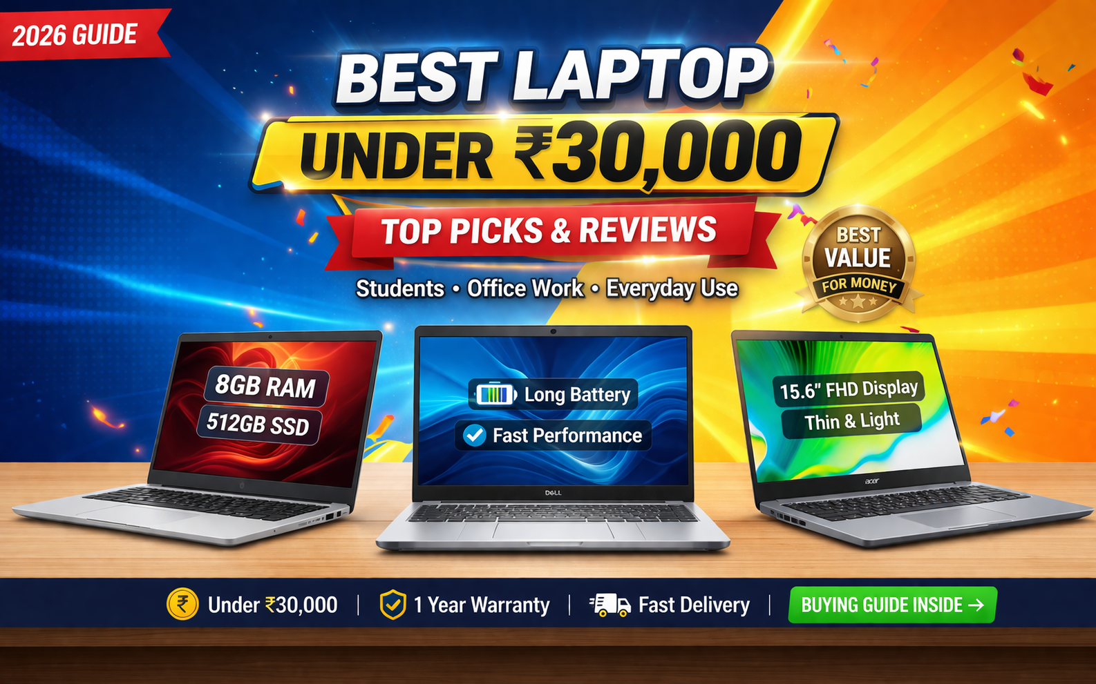 Best Laptop Under 30000