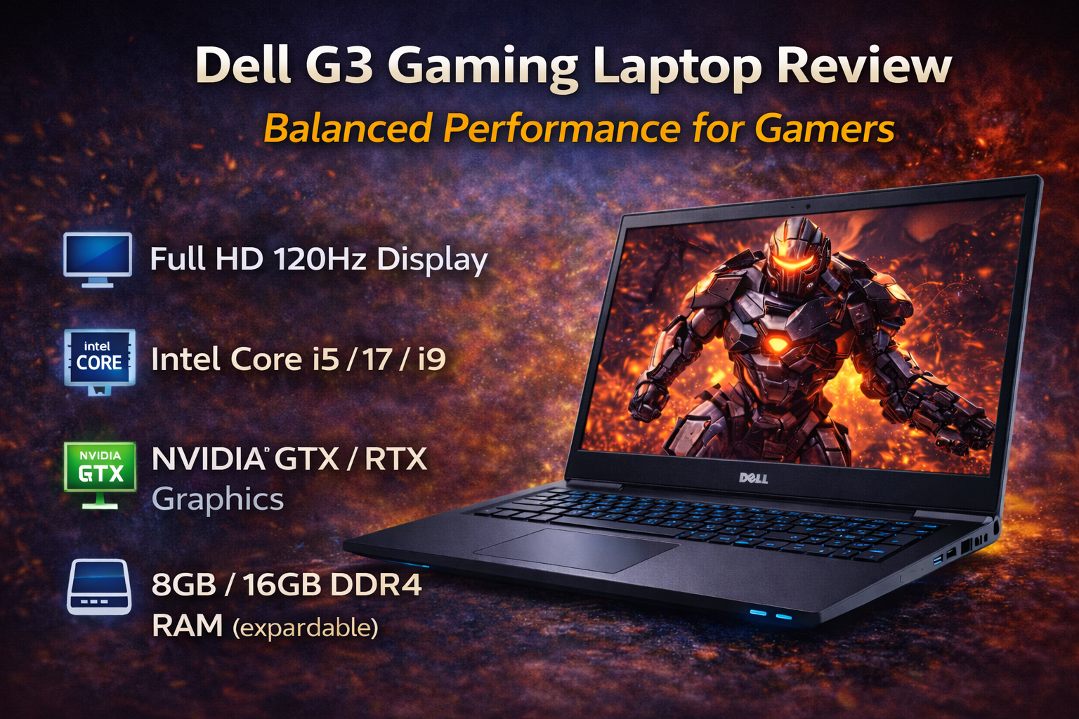 Dell G3 Gaming Laptop