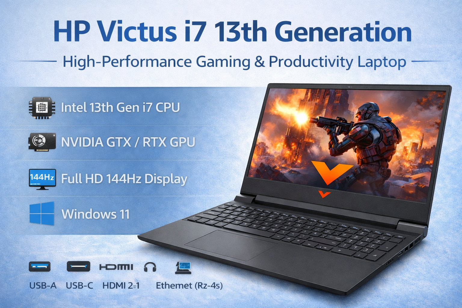 HP Victus i7 13th Generation