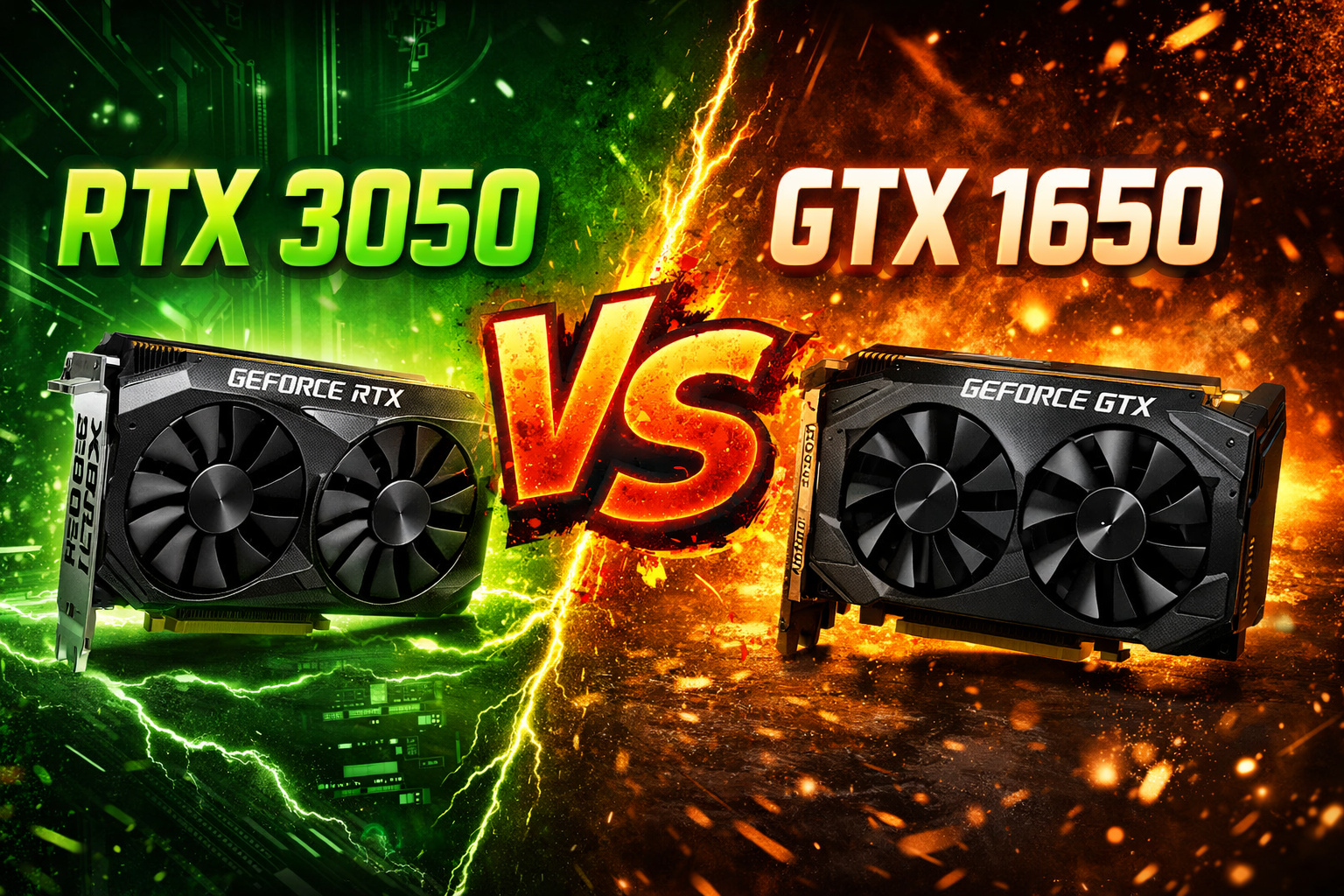 RTX 3050 vs GTX 1650