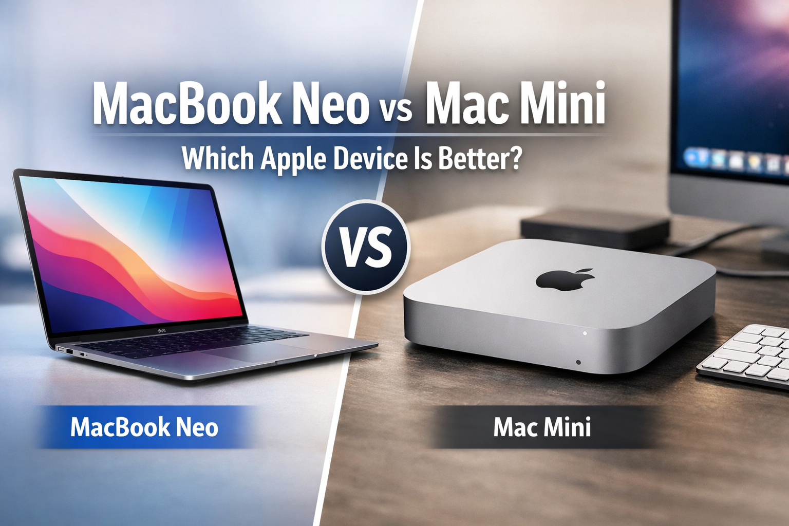 MacBook Neo vs Mac Mini