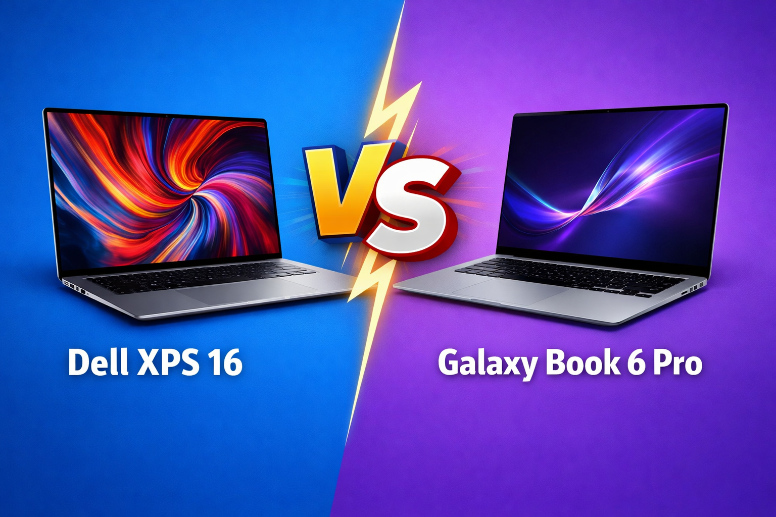 Dell XPS 16 vs Galaxy Book 6 Pro