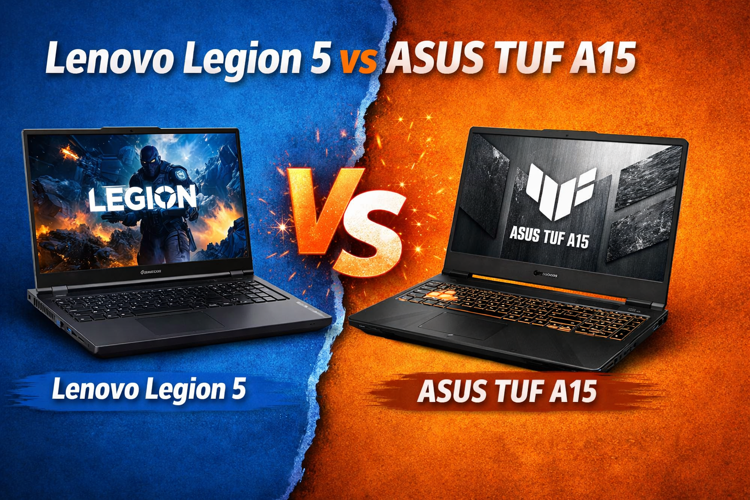 Lenovo Legion 5 vs ASUS TUF A15