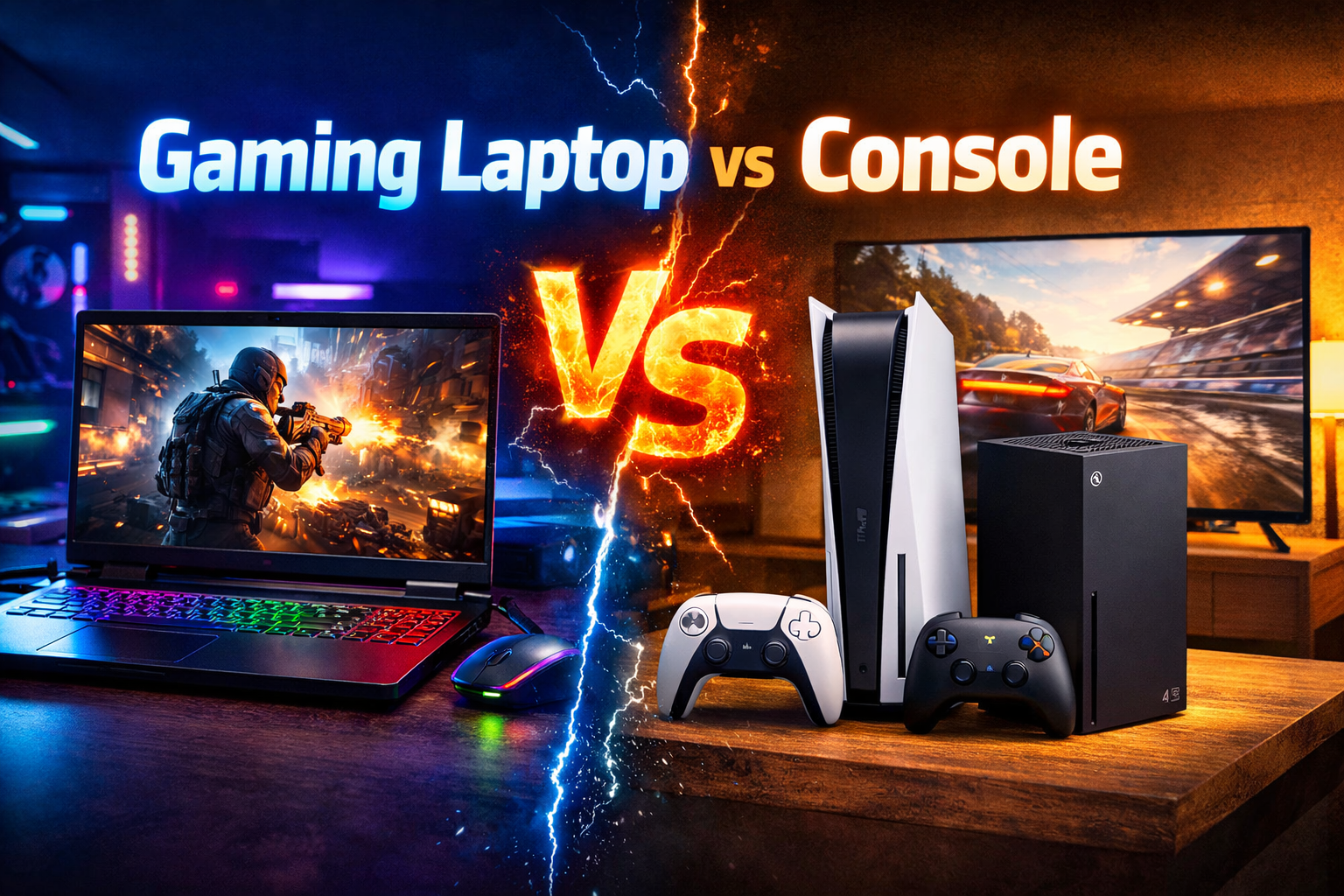 Gaming Laptop vs Console