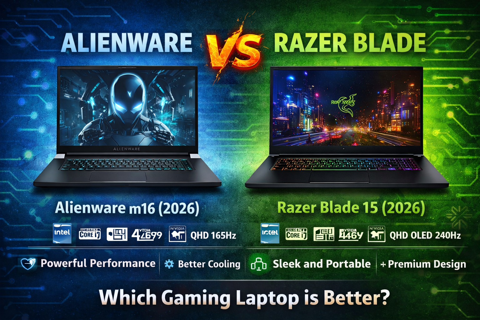 Alienware vs Razer Blade