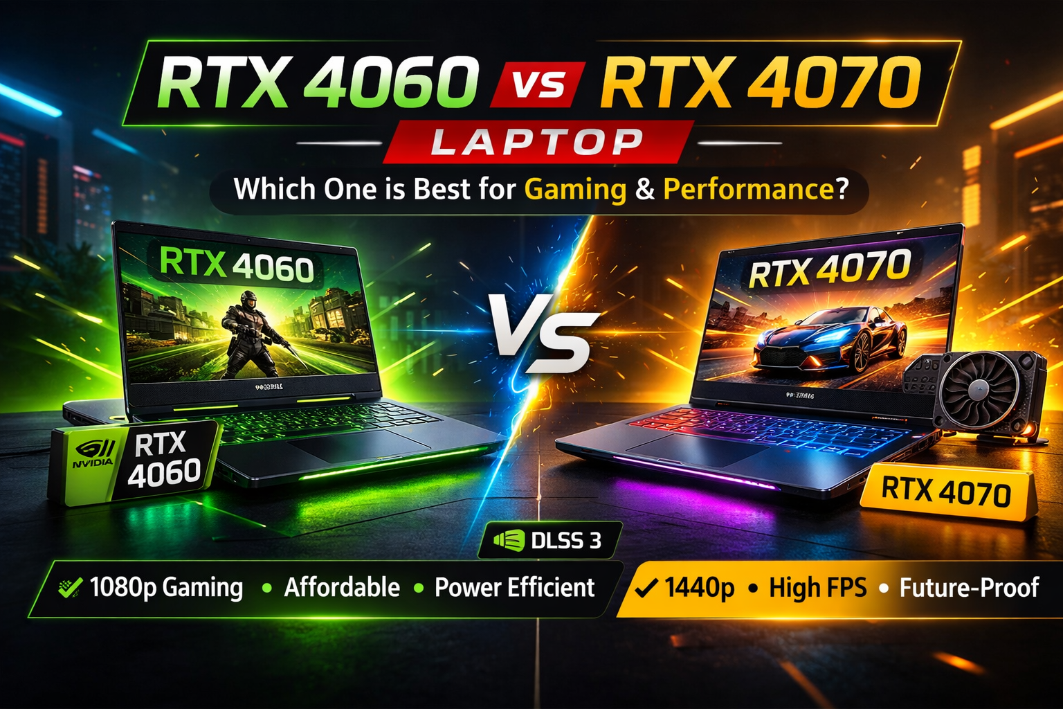 RTX 4060 vs RTX 4070 Laptop