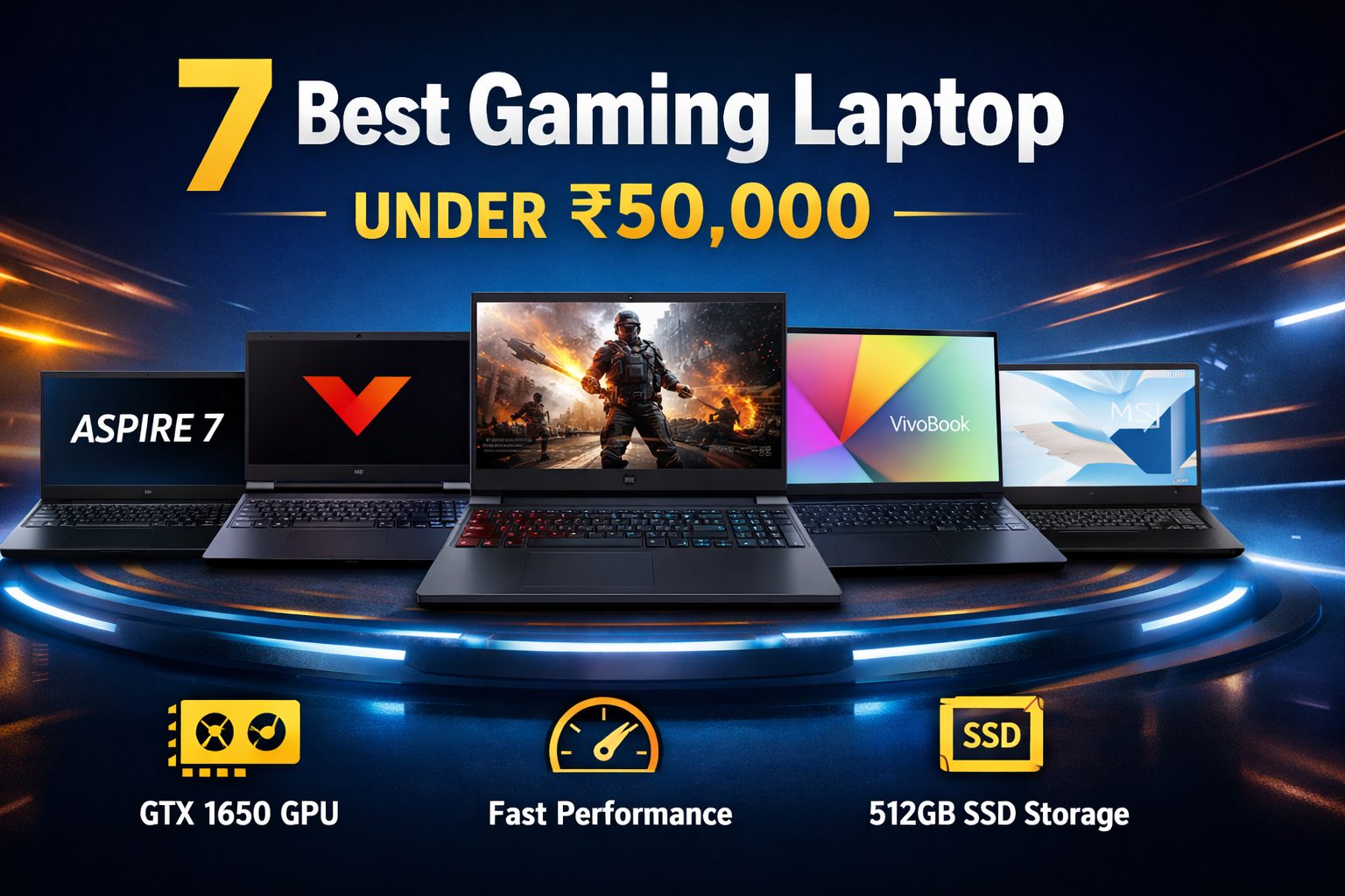 7 Gaming Laptop Under 50000