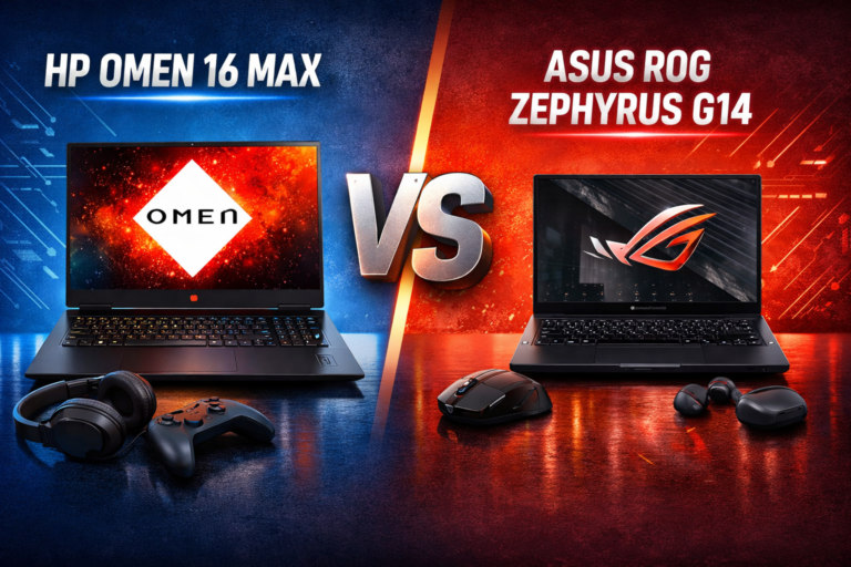 HP Omen 16 Max vs ASUS ROG Zephyrus G14