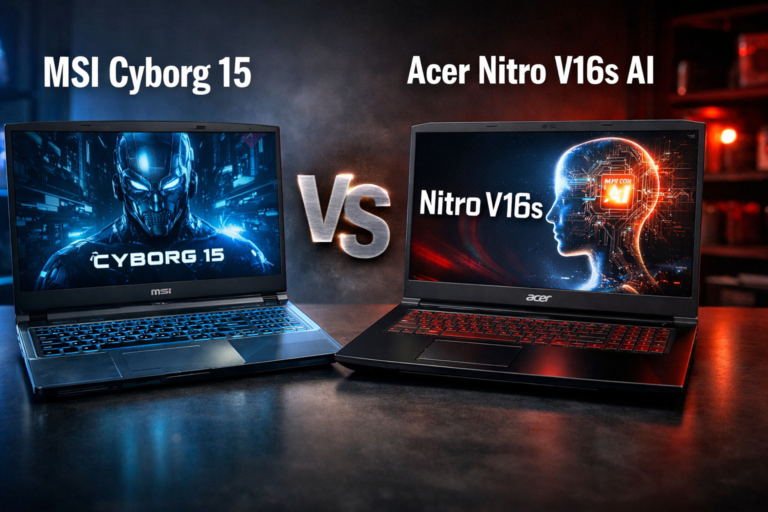 MSI Cyborg 15 vs Acer Nitro V16s AI