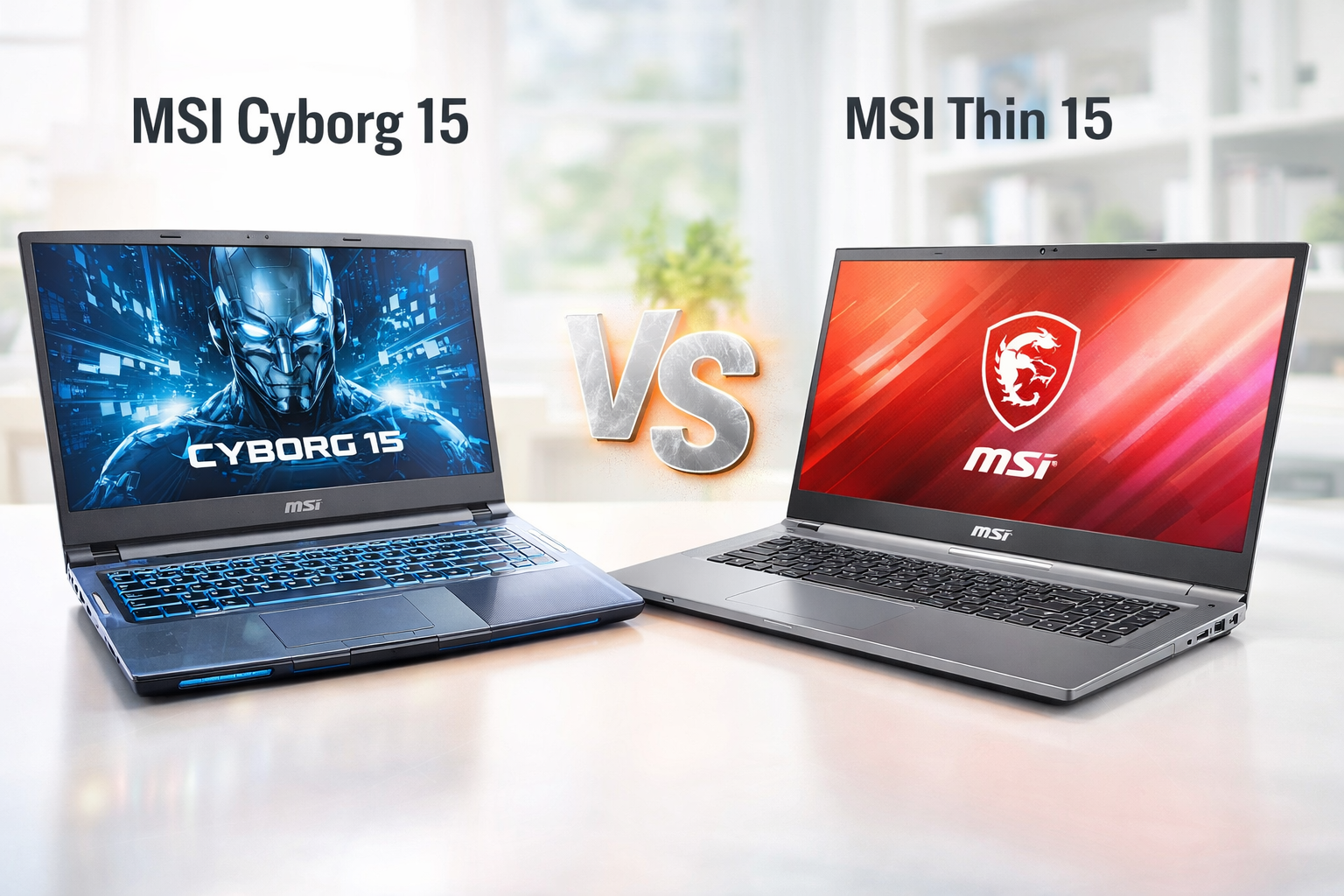 MSI Cyborg 15 vs MSI Thin 15