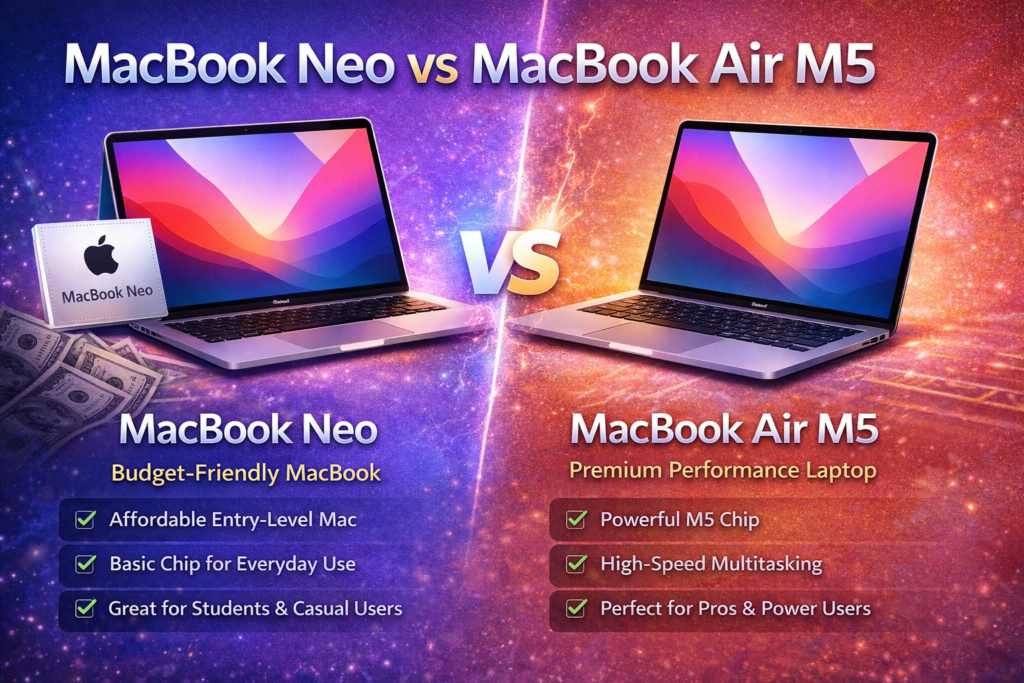 MacBook Neo vs MacBook Air M5