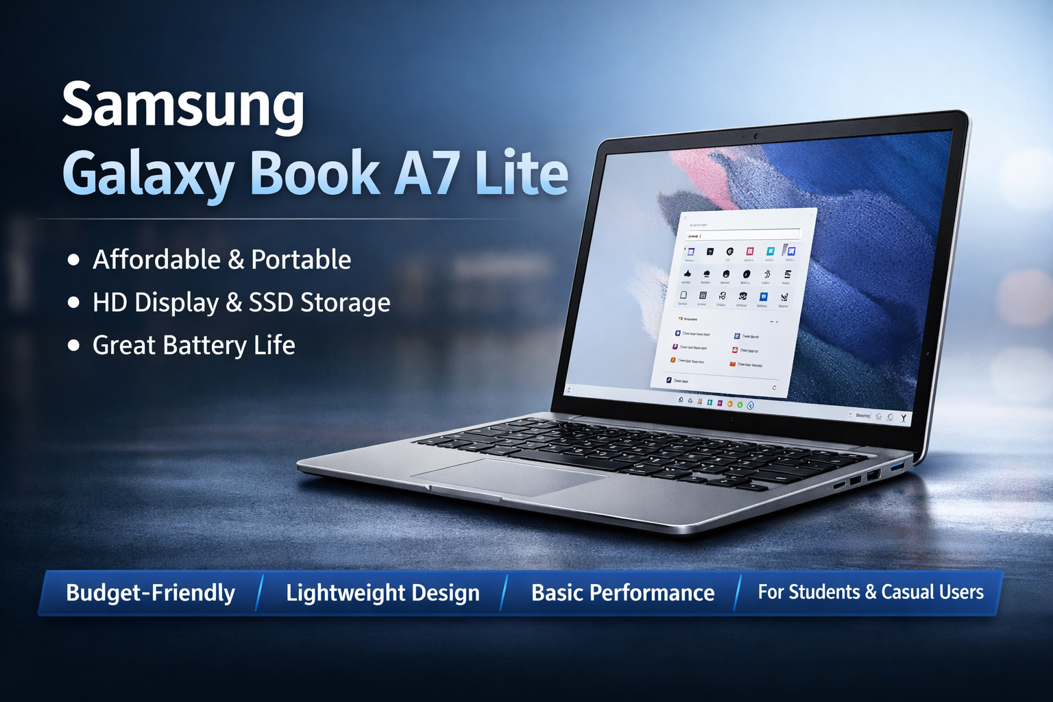 Samsung Galaxy Book A7 Lite