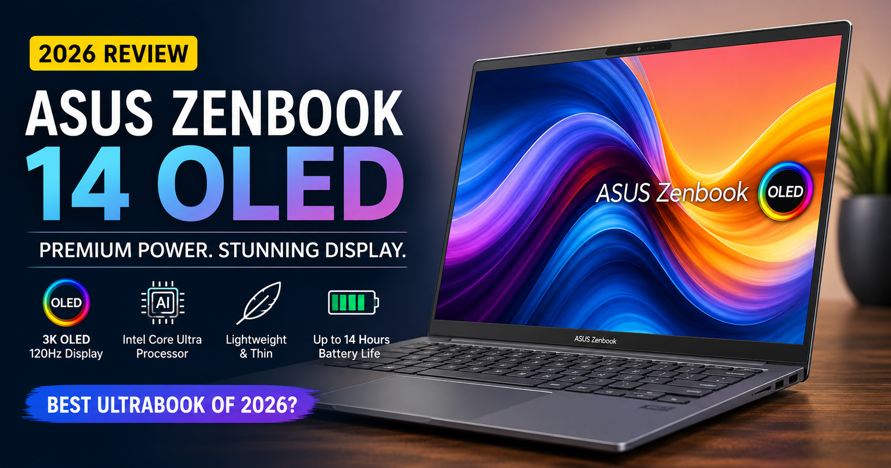 ASUS Zenbook 14 OLED Laptop