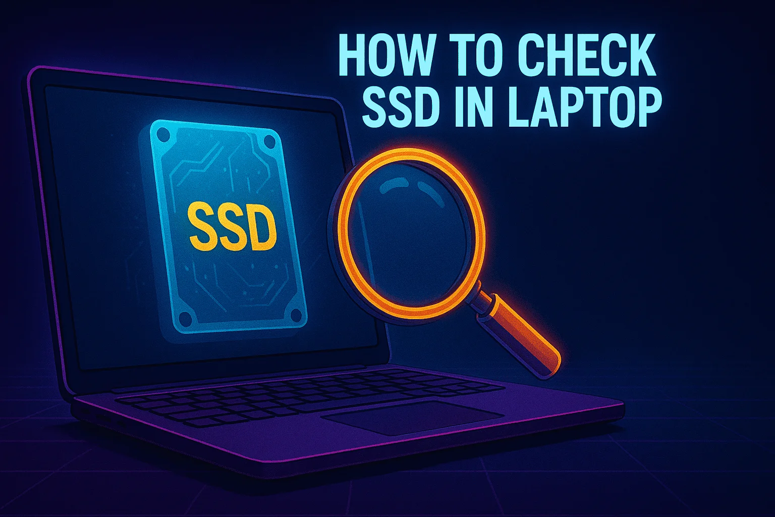 How to Check SSD in Laptop