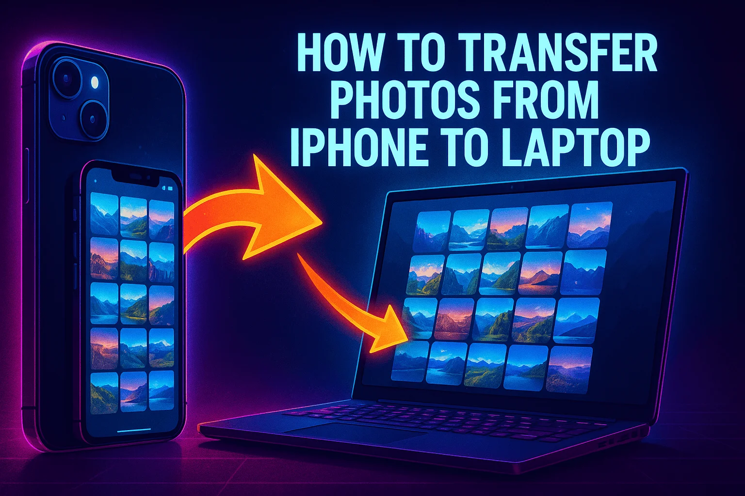 How to Transfer Photos from iPhone to Laptop