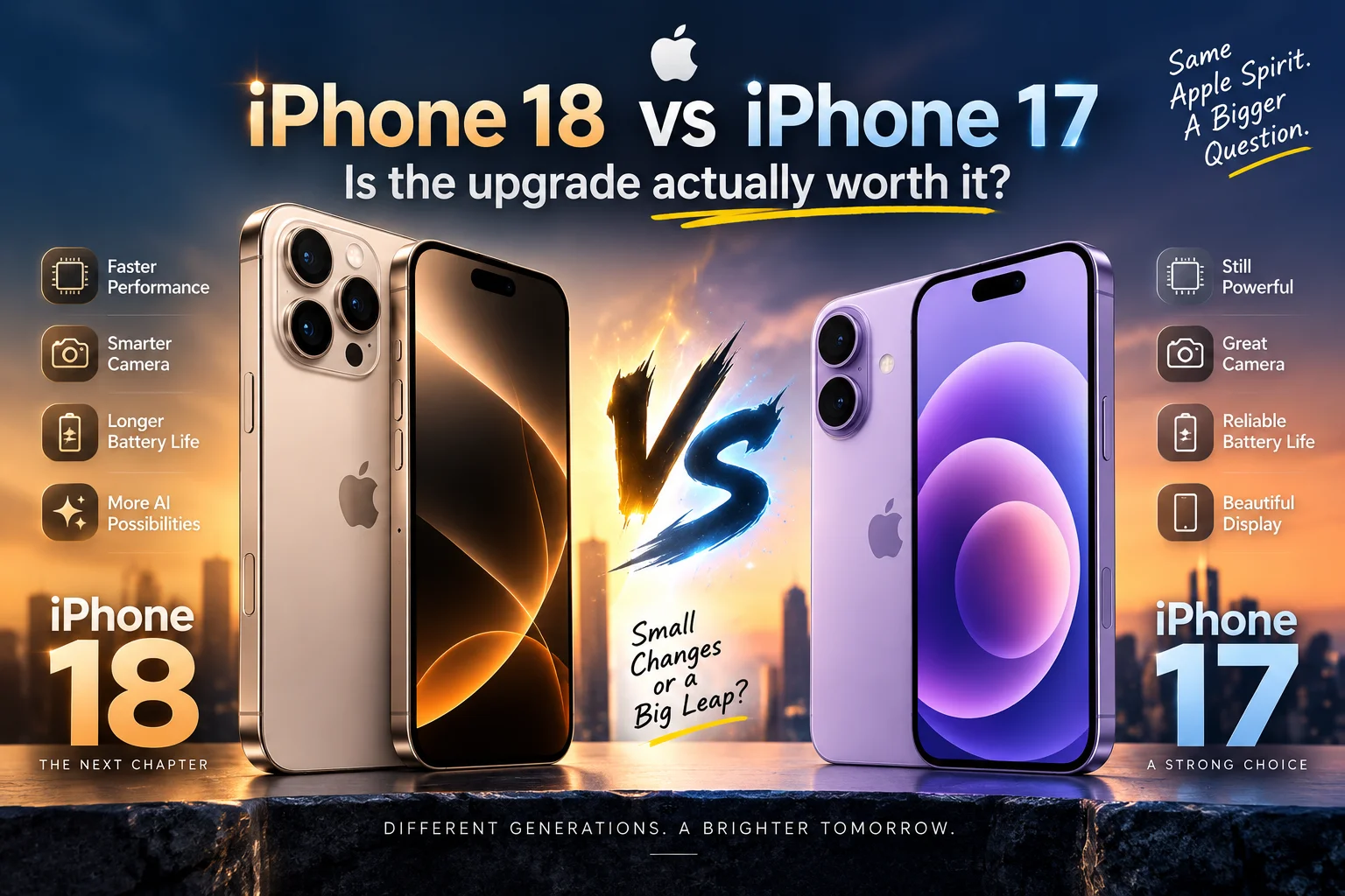 iPhone 18 vs iPhone 17