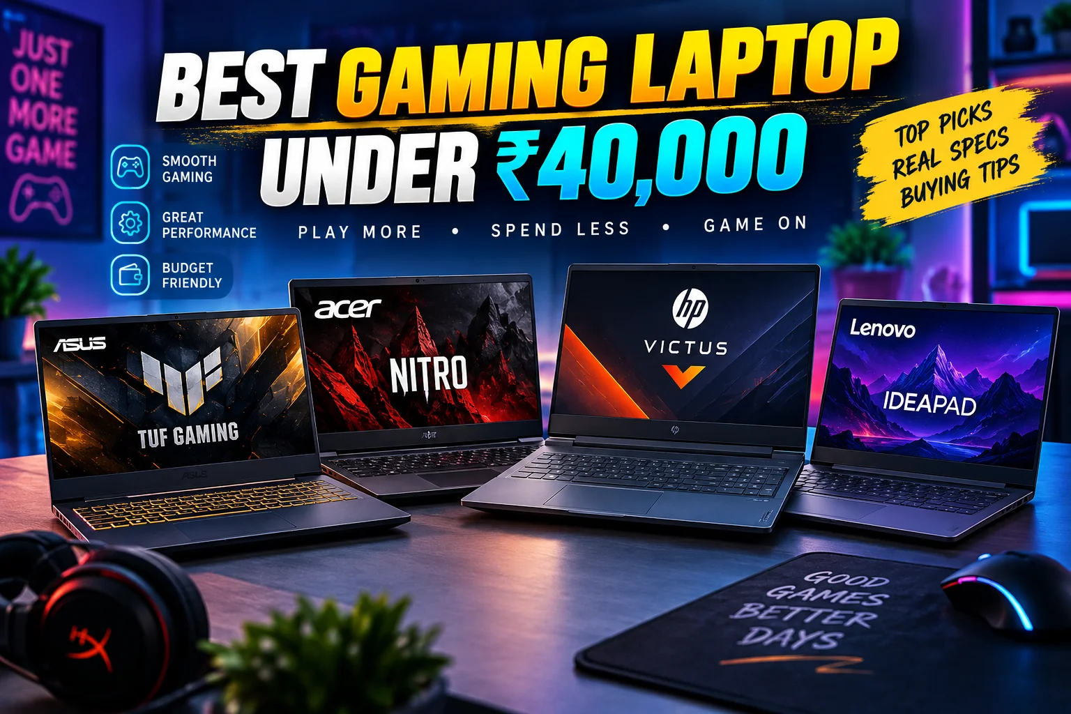 Best Gaming Laptop Under 40000